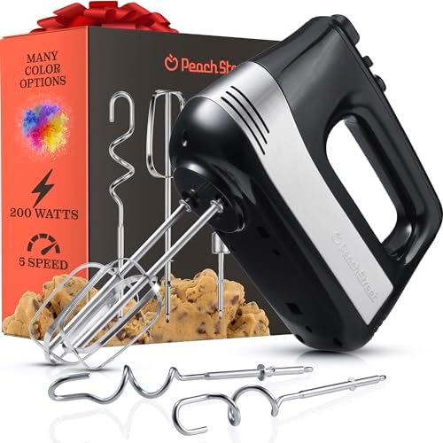 Peach Street Hand Mixer 200W, 5-Speed